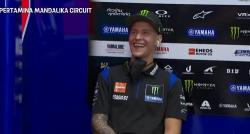 Rayakan Podium di MotoGP Indonesia, Fabio Quartararo Traktir Anak-Anak Mandalika Es Krim