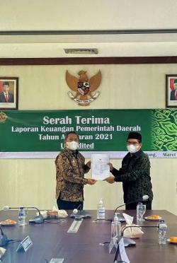 Targetkan Quatrick WTP, Pemkot Bandung Serahkan Laporan Keuangan Unaudited ke BPK