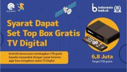 Siaran TV Analog Disetop April 2022, Begini Cara Daftar Bansos STB TV Digital Gratis