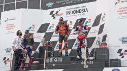 Podium MotoGP Mandalika 2022 Tanpa Semprotan Champagne, Ini Alasannya