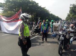 Ojek Online Kepung Surabaya, Ini Sasaran Lokasi Aksi Damai