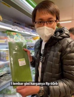 Viral Barang Asli Indonesia Dijual dengan Harga Fantastis, Harga Kangkung Sebungkus Rp64 Ribu