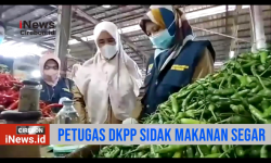 Video Jelang Ramadan Petugas Sidak Makanan di Pasar Tradisional