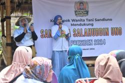 Ratusan Wanita Tani di Bogor Dukung Sandiaga Uno Nyapres 2024: Kerja Nyata-Peduli Petani