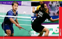 Dikalahkan Pasangan Prancis, Akbar/Gischa Gagal ke Semifinal Orleans Masters 2022 