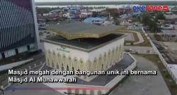 Masjid Al Munawwarah  di  Kota Medan Miliki Arsitektur Unik