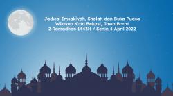 Jadwal Imsakiyah, Sholat, dan Buka Puasa di Kota Bekasi, 4 April 2022