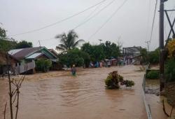 3 Rumah Hanyut Terseret Arus Banjir di Bolaang Mongondow Timur Sulut