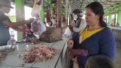 Harga Daging Sapi di Pasar Tradisional Muntok Tembus Rp140 Ribu per Kilogram