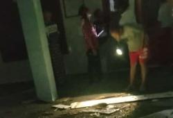 Kubah Masjid Tersambar Petir Di Pangandaran