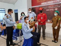 Kejar Target, Binda Sumut Gelar Vaksinasi Bagi Warga Binaan Rutan Kelas I Medan