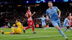 Perempat Final Liga Champions: Susah Payah, Man City hanya Menang 1-0 Atas Atletico di Kandang 