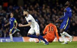 Leg Pertama Perempat Final Liga Champions, Hattrick Benzema Antarkan Real Madrid Menang dari Chelsea