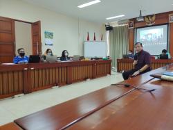 Wakil Dekan III FISIP Unhas Paparkan Konsep KKN di Depan Pimpinan Universitas Terbuka