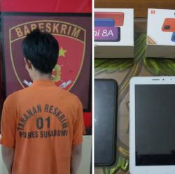 Pelaku Pencurian Target Rumah Kosong di Sukabumi dibekuk Polisi