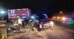 Mobil Rombongan Peziarah Asal Sidoarjo Alami Kecelakaan di Tuban