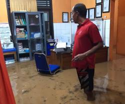 Sungai Cijalu di Majenang Meluap Merendam Rumah Penduduk Setinggi 50 Centimeter