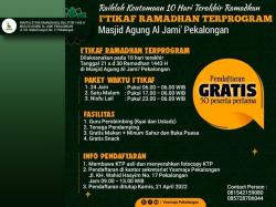 Masjid Jami Pekalongan Gelar I'tikaf Terprogram