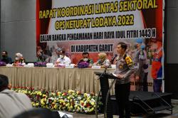 Persiapan Mudik Lebaran, Polres Garut Menggelar Rakor Lintas Sektor Operasi Ketupat Lodaya