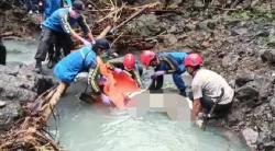 Dikabarkan Hilang, Kardi Ditemukan Sudah Meninggal Diduga terpeleset Jatuh di curug Gerigis