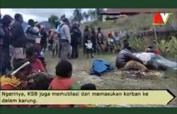 Video Pembunuhan Oleh KSB Tahun 2020 Beredar di Media Sosial, Korban Ditembaki dan Dimutilasi