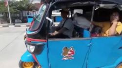 Mudik Asik Pakai Bajaj dari Jakarta, Pasutri Asal Boyolali Ngaku Ngirit dan Bawa Barang Banyak