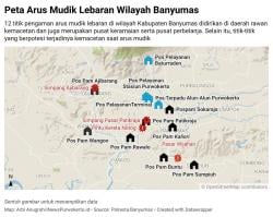 Penting Diketahui, Ini Titik Potensi Kemacetan di Banyumas saat Arus Mudik 2022