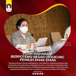 Kinerja Sebagai Ketua DPR Dongkrak Elektabilitas Puan Maharani