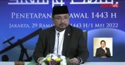 Ditetapkan Pemerintah! Lebaran Jatuh Pada 22 April 2023