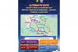 Ini Empat Rute Alternatif Jakarta - Bandung Saat One Way Arus Balik 6-8 Mei 2022