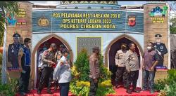 Kapolda Jabar Cek Pospam Lebaran Kota Cirebon, Ini Pesannya
