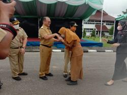 Tutup Masa Jabatan, Pasangan Erzaldi - Fatah Ikut Apel Terakhir Bersama ASN Pemprov Babel