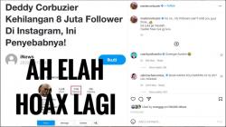 Update : Deddy Corbuzier Kehilangan Follower di Instagram, Ini Penyebabnya!