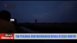 Video Tim Jihandak Polda Jabar Musnahkan Benda Diduga Mortir