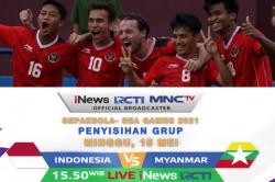 Catat! LIVE di iNews dan RCTI, Indonesia vs Myanmar: Laga Penentu Garuda Muda