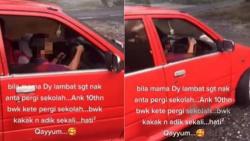 Antar Sekolah Adiknya menggunakan Mobil, Bocah 10 Tahun ini Menjadi Viral