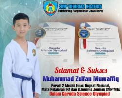 Siswa SMP Swasta Asal Pangandaran Raih Dua Medali Emas pada Ajang Olimpiade Sains Tingkat Nasional