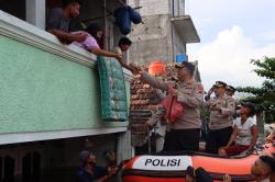 Cek Kondisi Banjir Rob, Kapolres Demak : Kami Sudah Siapkan Penanganan Untuk Masyarakat Yang Terdamp