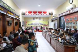 Polres Aceh Barat Gelar Rakor  Pencegahan Dan Penanganan Karhutla