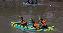 Branding Kota Pahlawan, Wali Kota Gelar Lomba Dayung di Kalimas, 67 Peserta Ikut