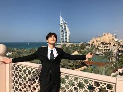 Perdana, Lagu K-Pop Hurdle Suho EXO Diputar Selama Satu Tahun di Imagine Show Dubai