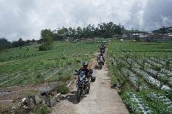 Keseruan Touring CB150X Jelajah Bukit Mongkrang - Cemoro Kandang