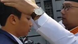 Viral! Video Momen Ridwan Kamil Merapikan Rambut Emmeril Kahn Mumtadz, Menguras Air Mata