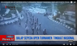 Video Kejuaraan Balap Sepeda Open Turnamen Tingkat Nasional di Kota Tegal