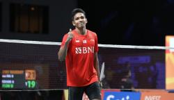 Berhasil Kalahkan Christo Popov, Chico Aura Maju ke Kualifikasi Kedua Indonesia Masters 2022