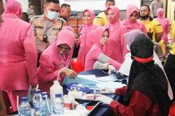 Donor Darah HUT Ke-76 Bhayangkara, Polda Aceh Kumpulkan Darah 2.104 Kantung