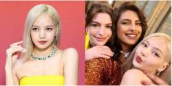 Lisa BLACKPINK Sibak Poni 'Rp115Miliar' Foto Bareng Anne Hathaway - Priyanka Chopra