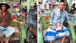 Kisah Emet, Tukang Becak Asal Majalengka yang Naik Haji dari Hasil Menabung