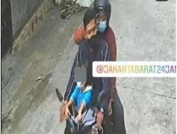 Pelaku Curanmor Terekam Kamera CCTV Boncengan Sama Istri dan Anak