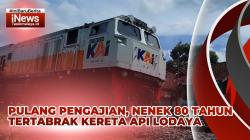 Video Pulang Pengajian, Nenek 80 Tahun Tewas Tertabrak Kereta Api Lodaya di Manonjaya Tasikmalaya